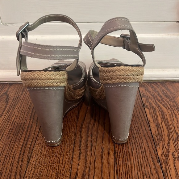 Christian Loubitin Almeria 120 Grey Leather Espadrilles - Picture 5 of 11